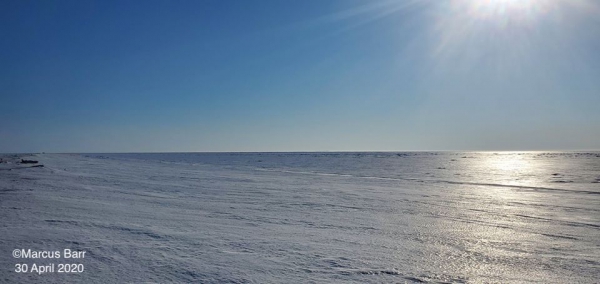 Nearshore ice conditions in Brevig Mission and Port Clarence.