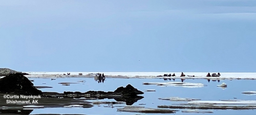 Shishmaref beach - view 1.