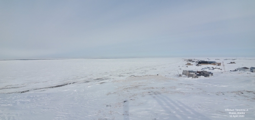 Nearshore ice conditions near Wales - view 2.