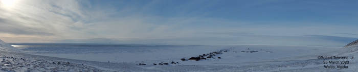 Panoramic view from Wales, Alaska.